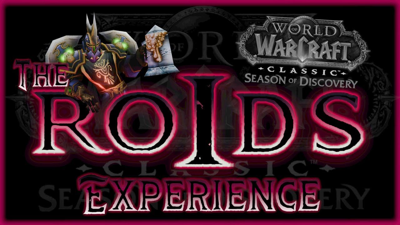 Title card: R O I D S in glowing lettering on black